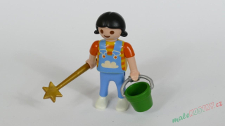 Playmobil figurka s kyblíčkem a hůlkou