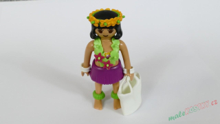 Playmobil figurka se sukní a taškou