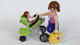 Playmobil kočárek (chybí dlouhé madlo v přední části)