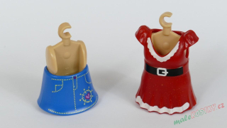 Playmobil věšáky se sukní a šaty