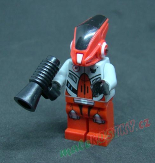 Lego figurka Space - Galaxy Squad - Red Robot Sidekick