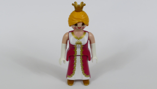 Playmobil figurka v šatech s korunkou