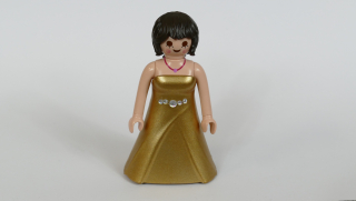 Playmobil figurka v nasazovacích šatech s diamanty