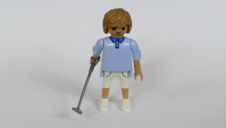 Playmobil figurka s golfovou holí
