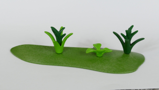 Playmobil tráva s rostlinami