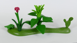 Playmobil tráva s rostlinami