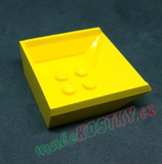 Lego korba malá 3x4 - žlutá