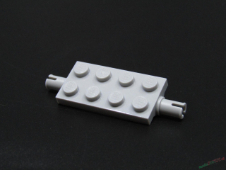 Lego náprava pro kola světle šedá x 2x4 - light bluish gray - velký pin
