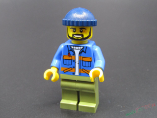 Lego city figurka - pracovník v přístavu