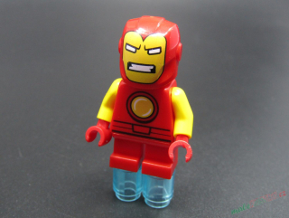 Lego Super Heroes figurka - Iron Man - PRASKLÁ RUKA