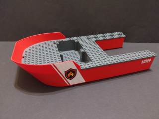 Lego loď - 40x20x7 - hasičská