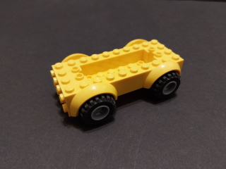Lego podvozek 4x10 s koly - žlutý