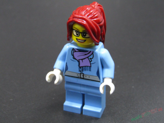 Lego city figurka - Zimní rekreantka