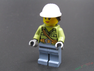 Lego city figurka - Průzkumnice sopek