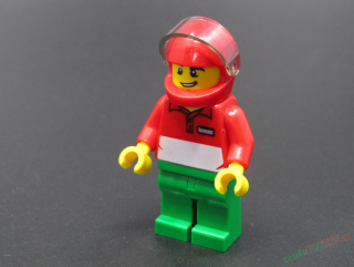 Lego city figurka - rozvozce pizzy