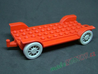 Lego podvozek Fabuland 12x6 - červený