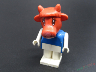 Lego Fabuland postavička - kráva Clara - HORŠÍ HLAVA