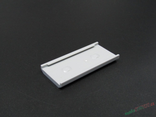 Lego držák - podpěra žebříku 14 x 2.5 - světle šedý - light bluish gray