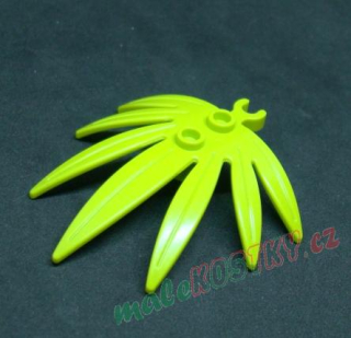 Lego list rostliny - 6x5 - lime