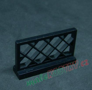 Lego plot 1 x 4 x 2 - černý
