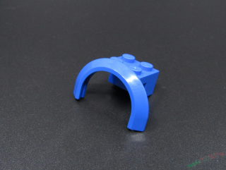 Lego blatník oblouk kruhový modrý 4x2 1/2x1 2/3 