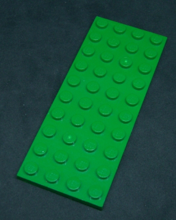 Lego destička 4x10 - lime