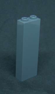 Lego kostka vysoká 1x2x5 - tmavě  šedá - dark bluish gray