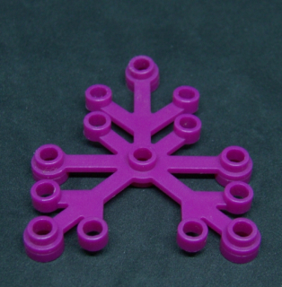Lego listy 6x5 tmavě fialová
