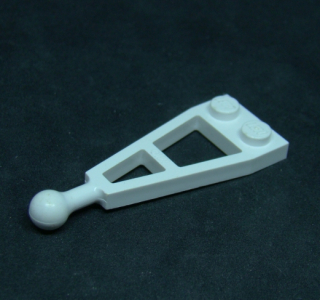 Lego destička speciální 1x2 - bílá
