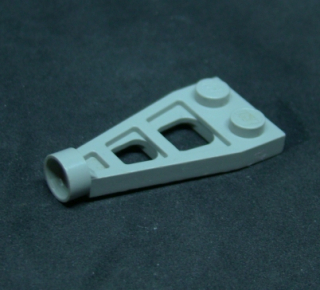 Lego destička speciální 1x2 - světle šedá - light gray