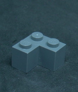 Lego kostička rohová 2x2 tmavě šedá - dark bluish gray