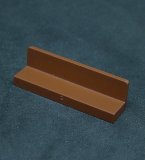 Lego destička - panel speciální 1x4x1 - hnědá - reddish brown