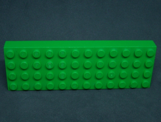 Lego deska vysoká 4x12 zelená