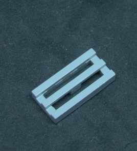 Lego destička - mřížka 1x2 - světle šedá - light bluish gray