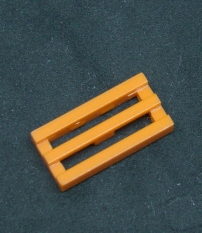 Lego destička - mřížka 1x2 - oranžová