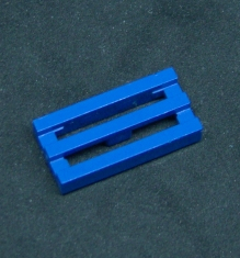 Lego destička - mřížka 1x2 - tmavě modrá