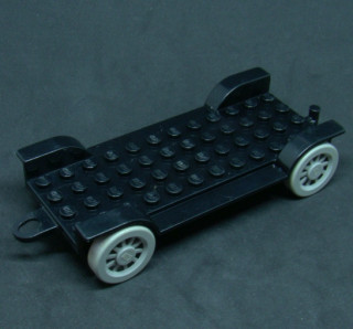 Lego podvozek Fabuland 12x6 - černý