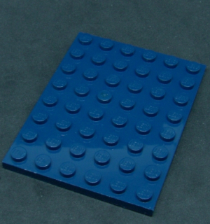 Lego destička 6x8 tmavě modrá