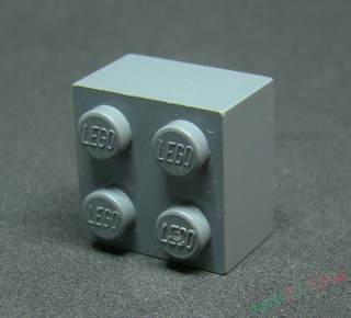 Lego kostička 2x2 tmavě šedá - dark gray