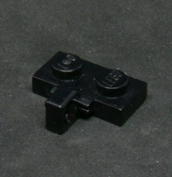 Lego destička speciální 1x2 - černá