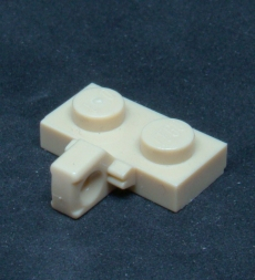 Lego destička speciální 1x2 - bílá