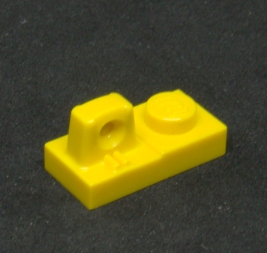Lego destička speciální 1x2 - žlutá