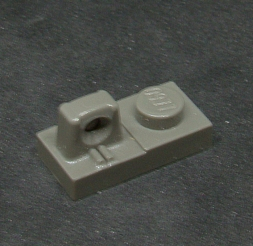 Lego destička speciální tm.šedá - dark gray