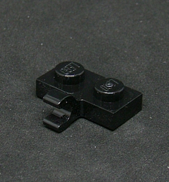 Lego destička speciální 1x2 - černá
