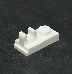 Lego destička speciální 1x2 - bílá