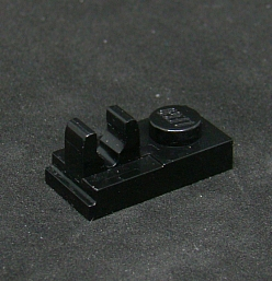 Lego destička speciální 1x2 - černá