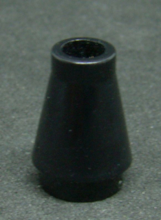Lego kužel 1x1 - černý
