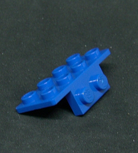 Lego destička speciální 1 x 2 - 2 x 4 - modrá