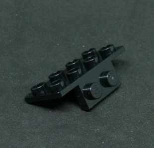 Lego destička speciální 1 x 2 - 2 x 4 - černá