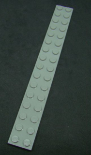 Lego destička 2x16 světle šedá - light gray